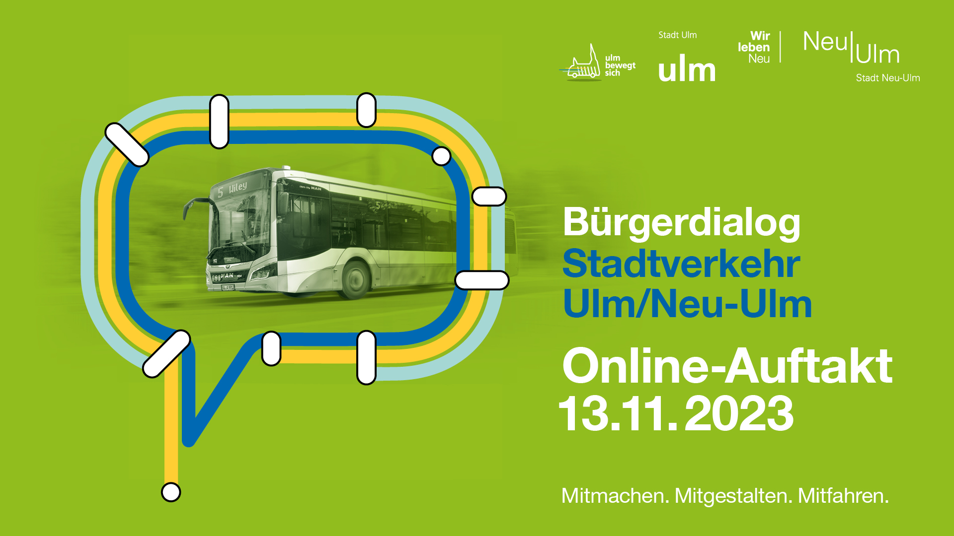 Plakat Auftaktveranstaltung Bürgerdialog Stadtverkehr